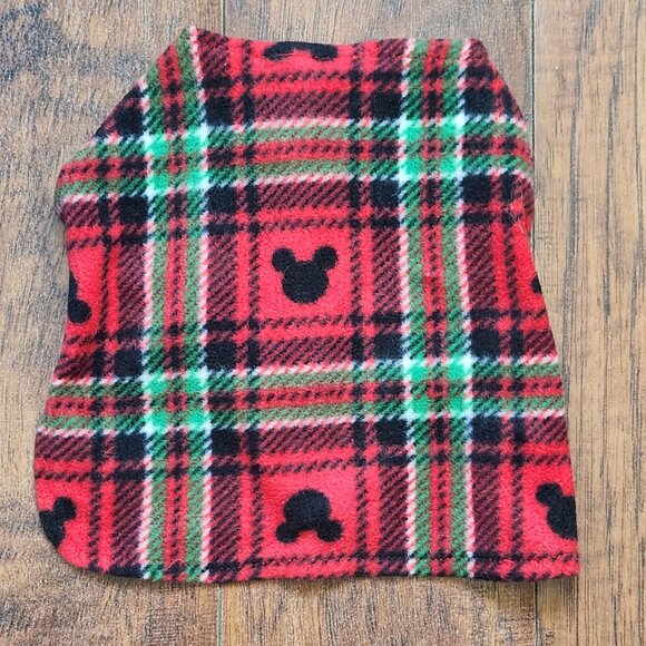 Mickey Mouse Pet Pajama Gift Dog and Owner Sock Set Size XS Red Buffalo Check - Picture 3 of 5